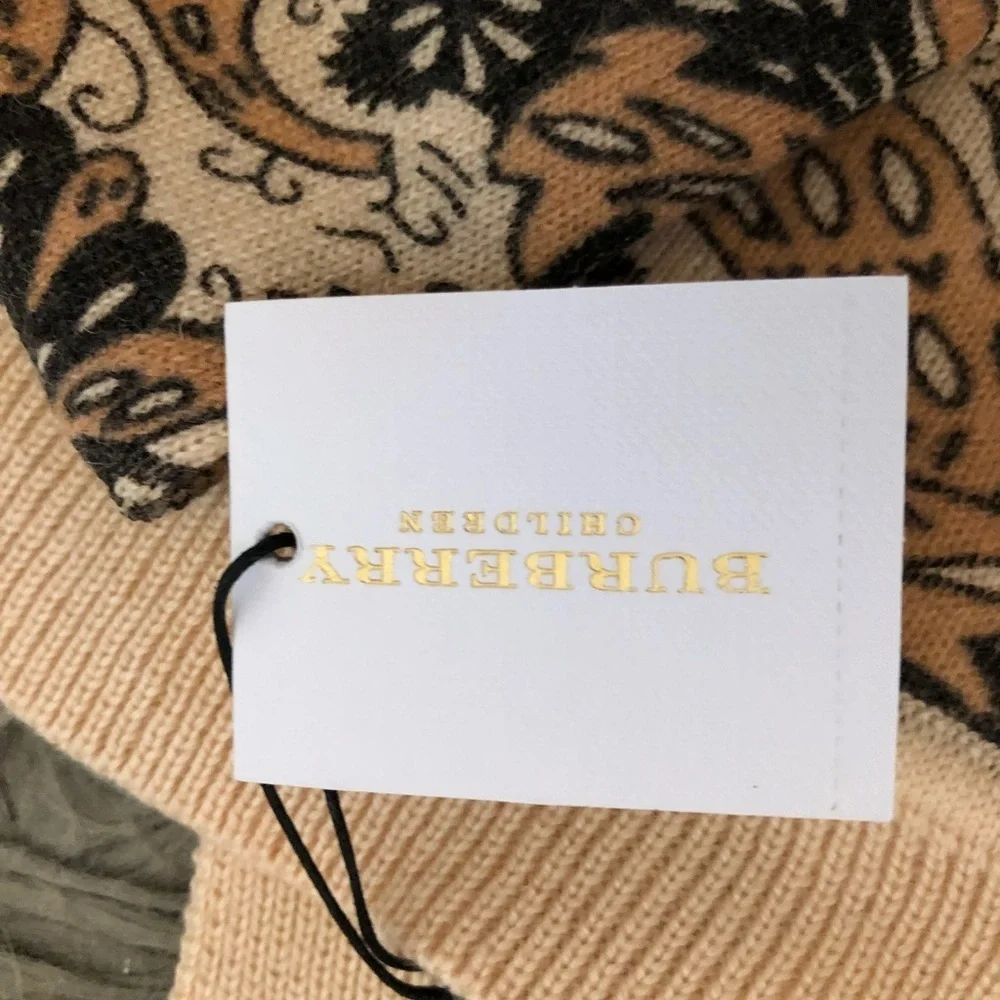NWT Burberry hat and scarf set